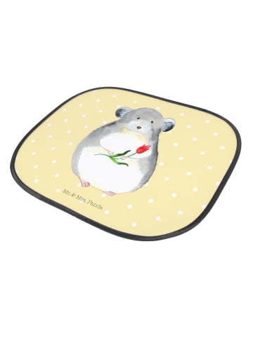 Mr. & Mrs. Panda Autosonnenschutz Chinchilla Blume ohne Spruch in Gelb Pastell