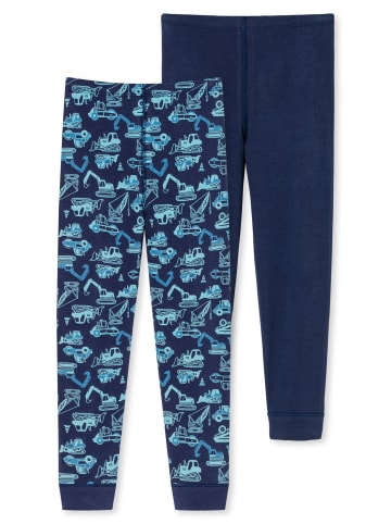 Schiesser Lange Unterhose 955 Multi in Dunkelblau