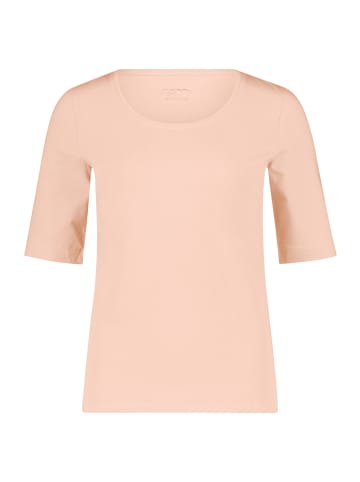 CARTOON Basic Shirt mit Rundhalsausschnitt in Salmon