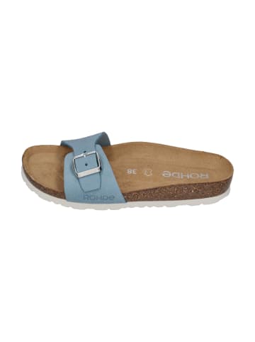 ROHDE Pantoletten ALBA 5589 in blau