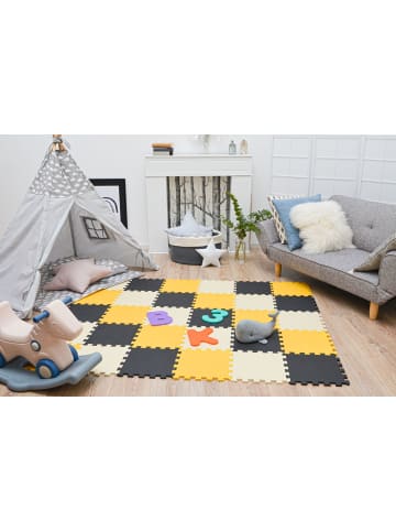 LittleTom Baby Spielmatte Leni 27-tlg. im 3 Farben Mix