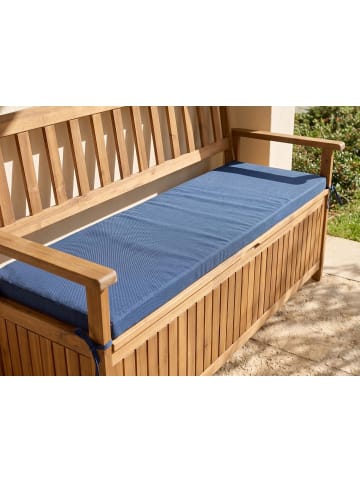 Beliani Auflagen SOVANA in Blau - (W) 148 x (H) 5 x (L) 45 cm