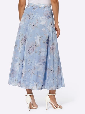 WITT WEIDEN Rock in bleu-ecru-bedruckt