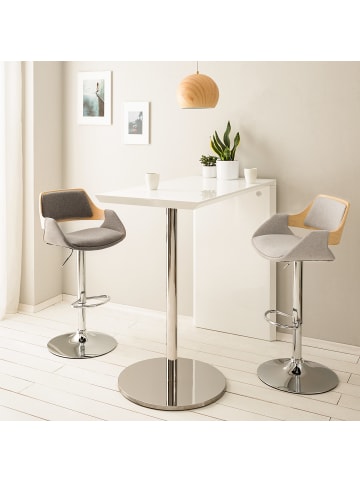 home24 Barstuhl Bedsted in Anthrazit