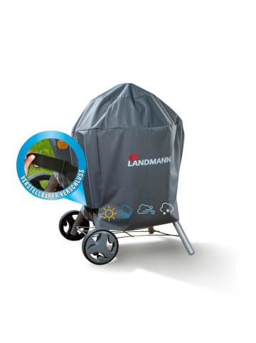 Landmann Wetterschutzhaube 15704-G Premium 90x70x70cm grau grau
