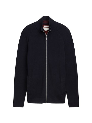 Tom Tailor Pullover in knitted navy melange