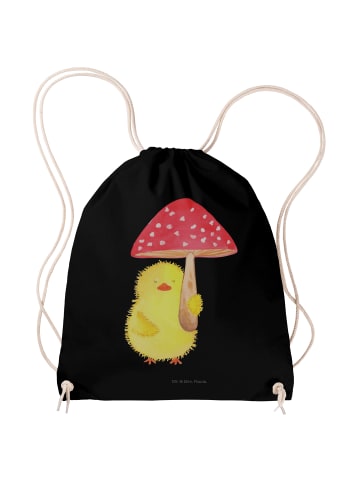 Mr. & Mrs. Panda Stoffbeutel Küken Fliegenpilz ohne Spruch in Schwarz