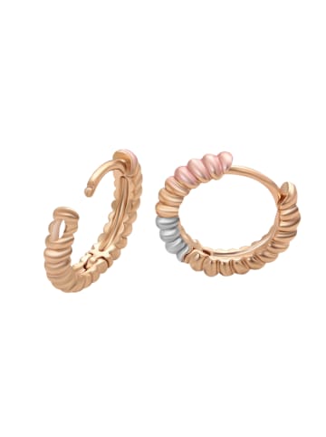 faina Women Huggie Earrings in Rose Gold