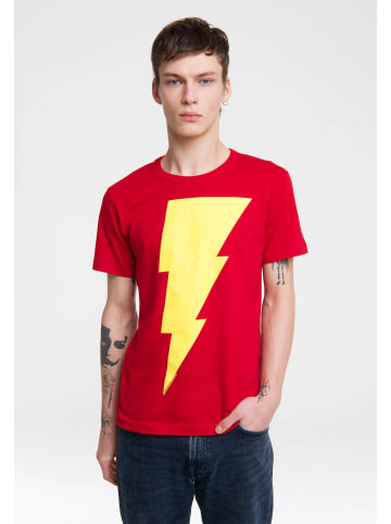 Logoshirt T-Shirt Shazam Logo in rot