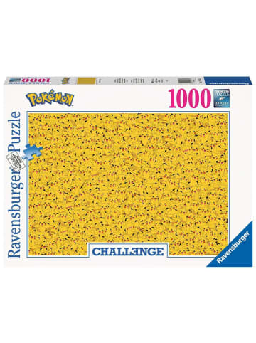 Ravensburger Puzzle 1.000 Teile Pikachu Challenge 14-99 Jahre in bunt