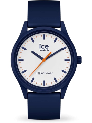 Ice Watch Quarzuhr 017767 blau/weiß  40 mm in schwarz