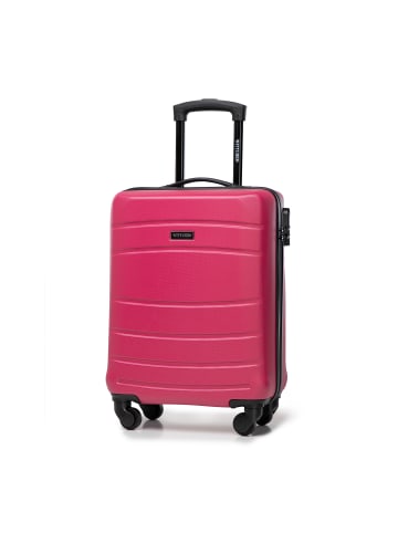Wittchen Cabin case and cosmetic case made of textured in Pink