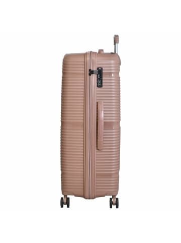 D&N Travel Line 4200 - 4-Rollen-Trolley L 77 cm (taupe) in taupe