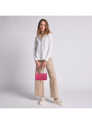 Lazarotti Bologna Leather Schultertasche Leder 22 cm in hot pink