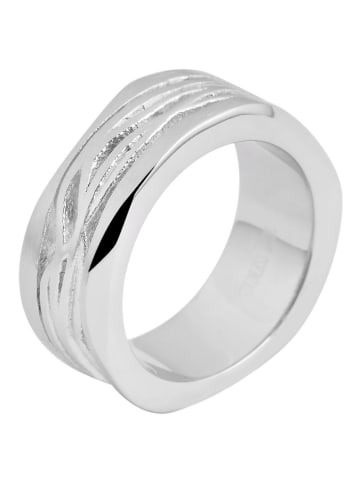 Adeliás Herren Ring aus Edelstahl in silber