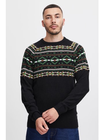 BLEND Strickpullover BHNilas XMAS in Nachtschwarz