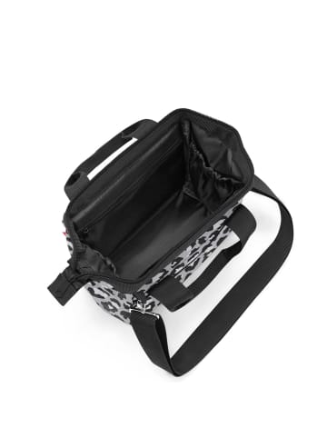 Reisenthel allrounder cross - Schultertasche 24 cm (twist maroon) in leo nero
