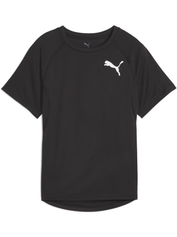 Puma T-Shirt "Y CROSS THE LINE TEE 3.0" in Schwarz