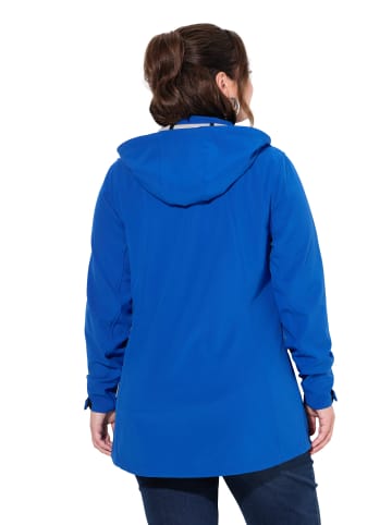 Ulla Popken Softshelljacke in pfauenblau