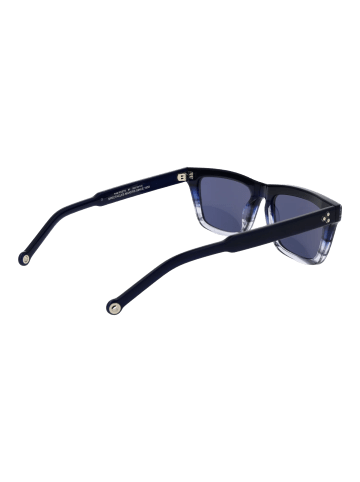 Hally & Son Männer Sonnenbrille Rechtwinklig Blau