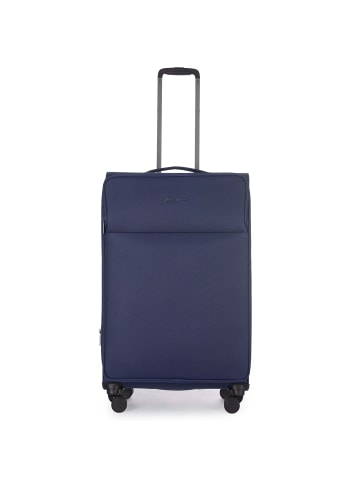 Stratic Light + -4-Rollen-Trolley 80 cm erw. (dark red) in navy
