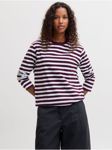 JJXX Langarm-T-Shirt in Winetasting