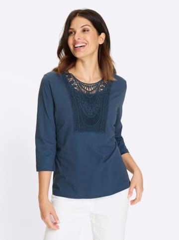 Sieh an! 3/4-Arm-Shirt in rauchblau