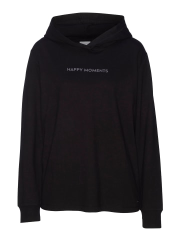 LASCANA Hoodie in schwarz