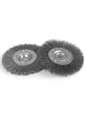 EASYmaxx Ersatz-Bürste Fugenreiniger 2er-Set anthrazit grau