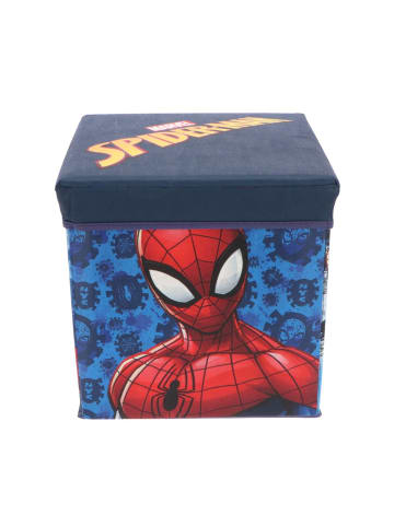 Spiderman Aufbewahrungsbox zusammenklappbar Stuhl – 2 in 1 Sitz und Stauraum in Blau