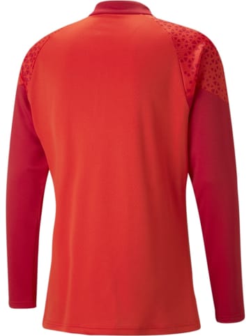 Puma T-Shirt "TeamCUP Training 1/4 Zip Top" in Rot