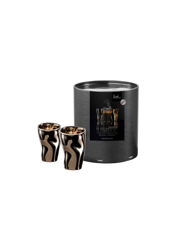 Eisch 2er Set Espressogläser Unik 100 ml in platin