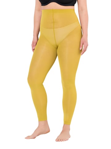 Ulla Popken Strumpfhose in senfgrün