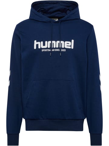 Hummel Hummel Verstellbare Taille Kapuzenpullover Hmllegacy Lebensstil Herren in DRESS BLUES