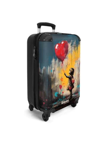 NoBoringSuitCases Suitcase, Handgepäck, Koffer, Reisekoffer Herzballon