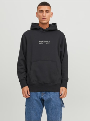 Jack & Jones Design Hoodie Dropped Shoulder Sweater Pullover JORGRACIA in Schwarz