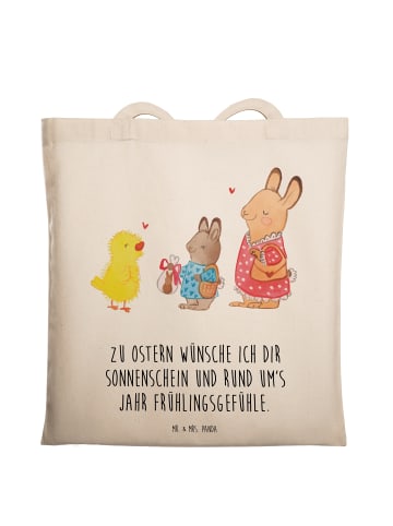 Mr. & Mrs. Panda Beutel Ostern Geschenke mit Spruch in Creme