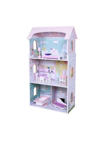 Moni Holz-Puppenhaus Anna 4121 in rosa