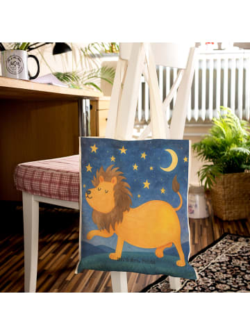 Mr. & Mrs. Panda Schultertasche Sternzeichen Löwe Design ohne Sp... in Weiß