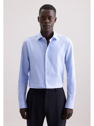 Seidensticker Performance-Hemd Slim in Mittelblau