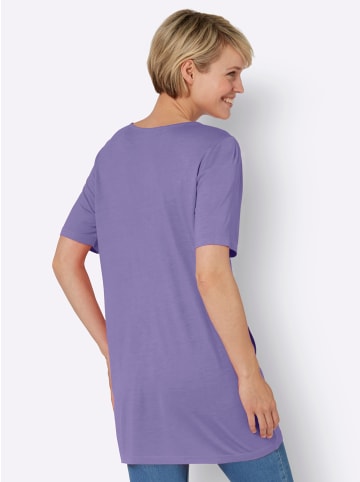 Sieh an! Longshirt in lavendel