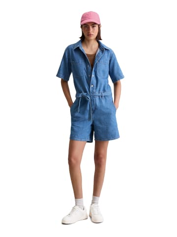 Marc O'Polo DENIM Kurzer Jeans-Overall relaxed in Aqua