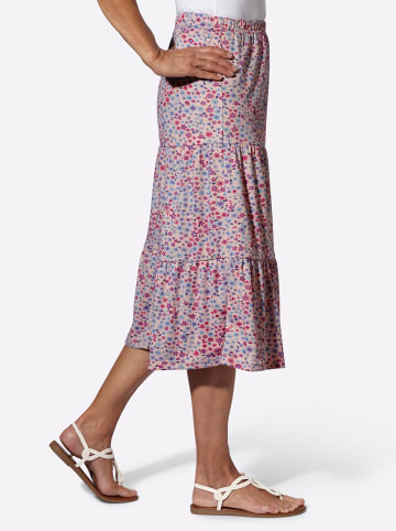 Sieh an! Jerseyrock in puder-erika-bedruckt