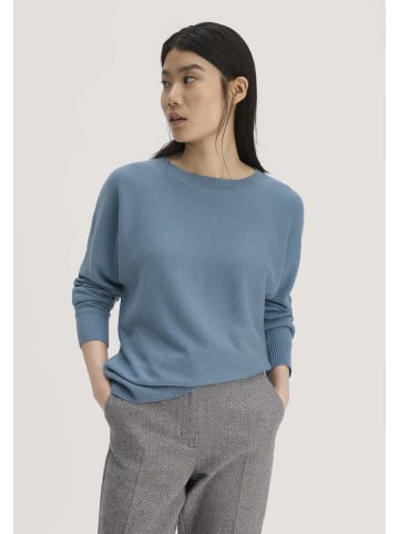 Hessnatur Hessnatur Pullover Relaxed aus Bio-Schurwolle mit Cashmere in kristallblau
