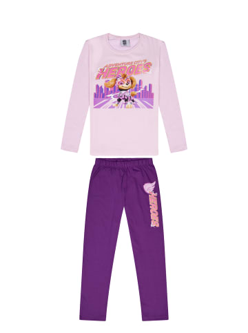ONOMATO! 2tlg. Outfit: Schlafanzug Paw Patrol The Mighty Movie Skye in Rosa