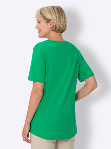 Sieh an! Doppelpack Shirts in grasgrün + marine