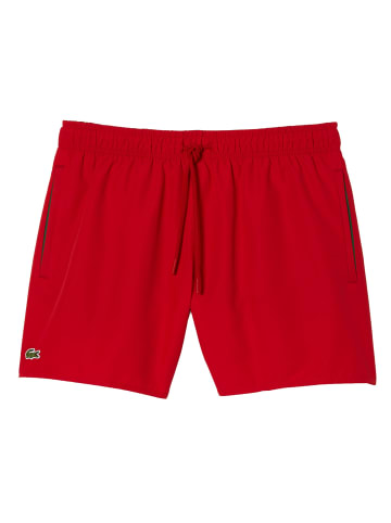 Lacoste Badeshorts in Rot