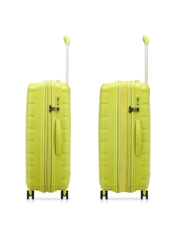 Roncato Skyline 2.0 4 Rollen Trolley 46.5 cm mit Dehnfalte in cyber limette