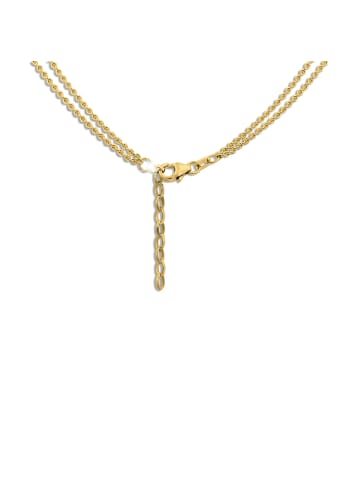 SilberDream Halskette 925 Silber vergoldet (Gelbgold 333) ca. 48cm Fantasiekettekette