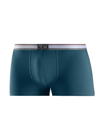 s.Oliver Boxershorts in mint, petrol, bedruckt